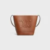 SMALL BUCKET CUIR TRIOMPHE in Smooth Calfskin