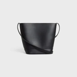 SMALL BUCKET CUIR TRIOMPHE in Smooth Calfskin