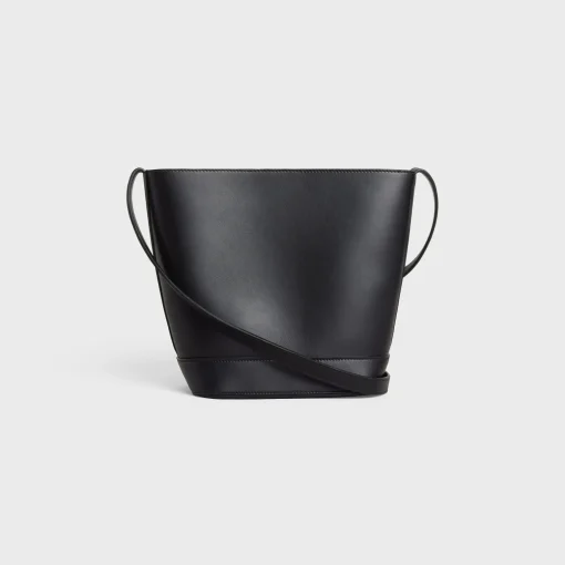 SMALL BUCKET CUIR TRIOMPHE in Smooth Calfskin