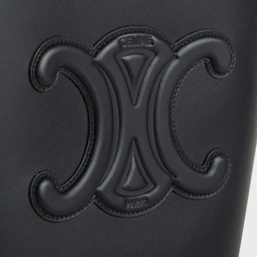 SMALL BUCKET CUIR TRIOMPHE in Smooth Calfskin