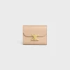 Small Flap Wallet TRIOMPHE in Shiny calfskin