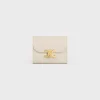 Small Flap Wallet TRIOMPHE in Shiny calfskin