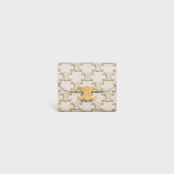 Small Flap Wallet TRIOMPHE in Triomphe Canvas