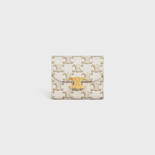 Small Flap Wallet TRIOMPHE in Triomphe Canvas