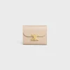 Small Flap Wallet TRIOMPHE in Shiny calfskin