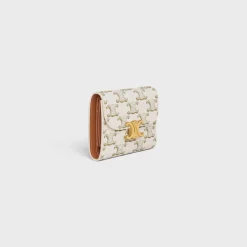 Small Flap Wallet TRIOMPHE in Triomphe Canvas