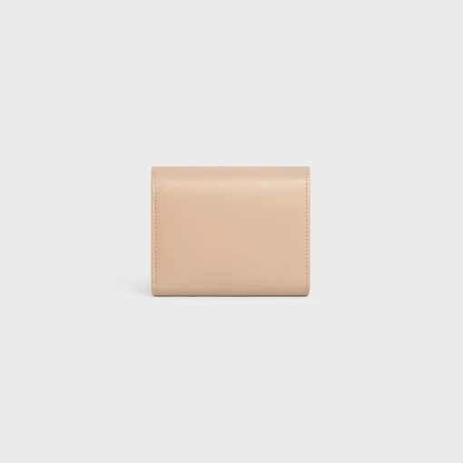 Small Flap Wallet TRIOMPHE in Shiny calfskin