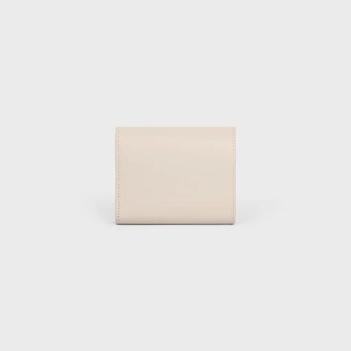 Small Flap Wallet TRIOMPHE in Shiny calfskin