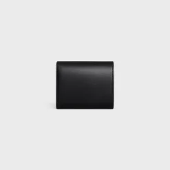 Small Flap Wallet TRIOMPHE in Shiny calfskin