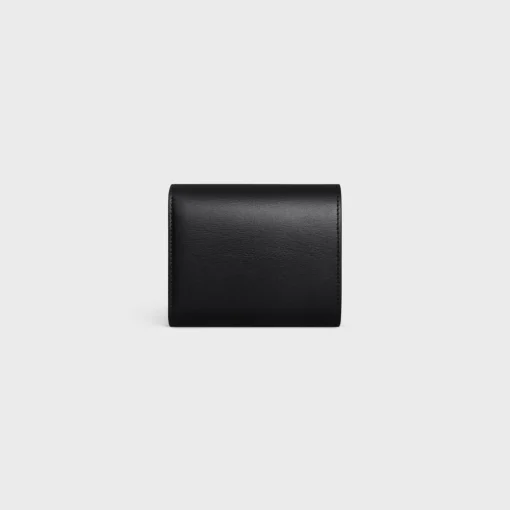 Small Flap Wallet TRIOMPHE in Shiny calfskin