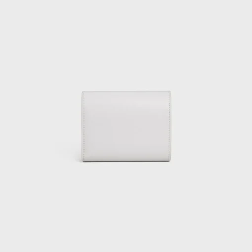 Small Flap Wallet TRIOMPHE in Shiny calfskin