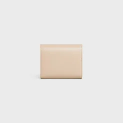 Small Flap Wallet TRIOMPHE in Shiny calfskin
