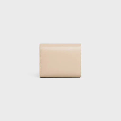 Small Flap Wallet TRIOMPHE in Shiny calfskin