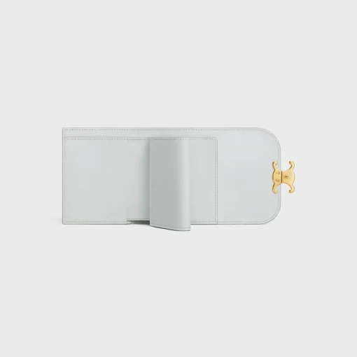 Small Flap Wallet TRIOMPHE in Shiny calfskin