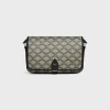 SMALL FOLCO MESSENGER in TRIOMPHE CANVAS AND CALFSKIN