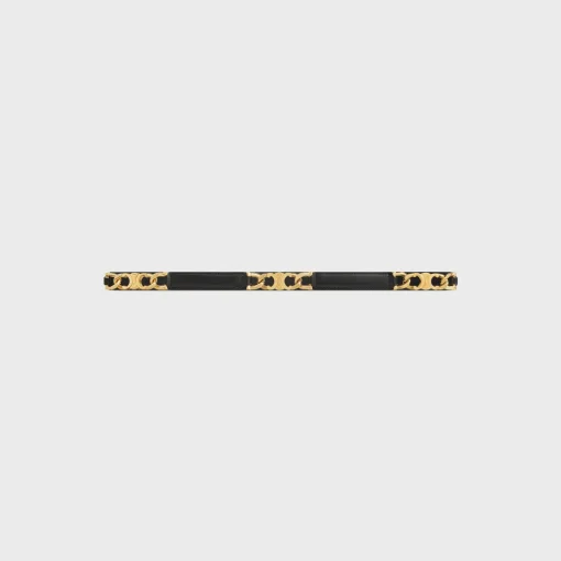 SMALL GOURMETTE TRIOMPHE ADJUSTABLE BELT in Taurillon Leather