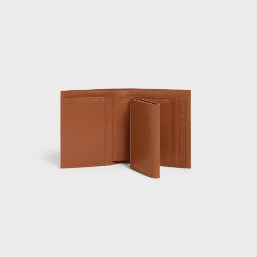 Small Strap Wallet in Triomphe Canvas AND Lambskin