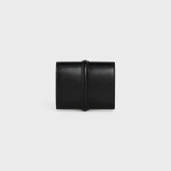 Small Trifold wallet 16 in Shiny Calfskin