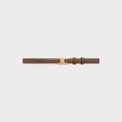 Small Triomphe Belt in Taurillon Leather