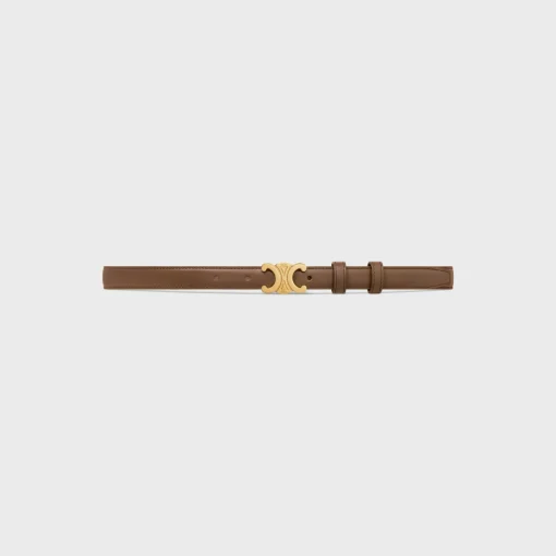 Small Triomphe Belt in Taurillon Leather