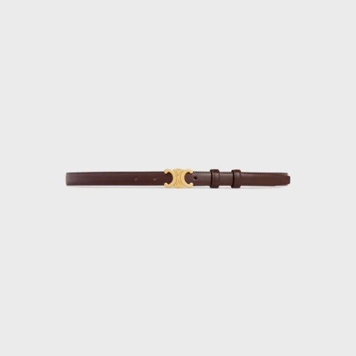 Small Triomphe Belt in Taurillon Leather