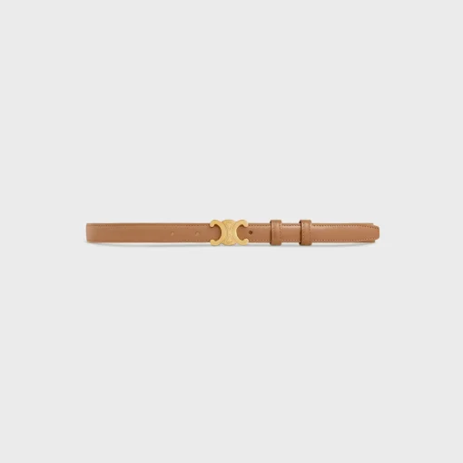 Small Triomphe Belt in Taurillon Leather
