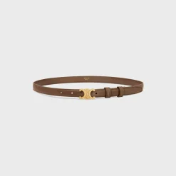 Small Triomphe Belt in Taurillon Leather
