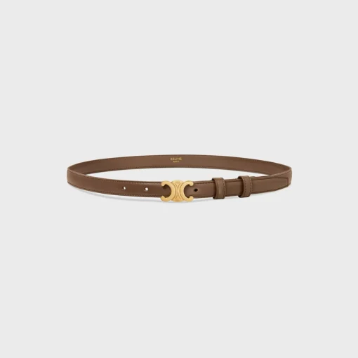 Small Triomphe Belt in Taurillon Leather