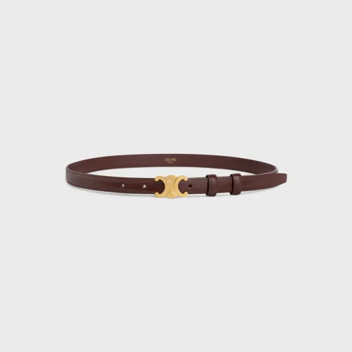 Small Triomphe Belt in Taurillon Leather