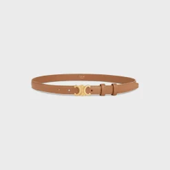 Small Triomphe Belt in Taurillon Leather