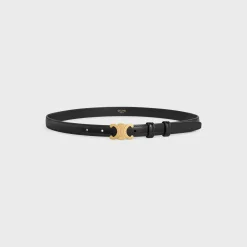 Small Triomphe Belt in Taurillon Leather