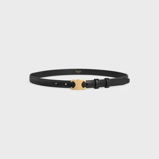 Small Triomphe Belt in Taurillon Leather