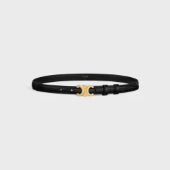 Small Triomphe Belt in Taurillon Leather