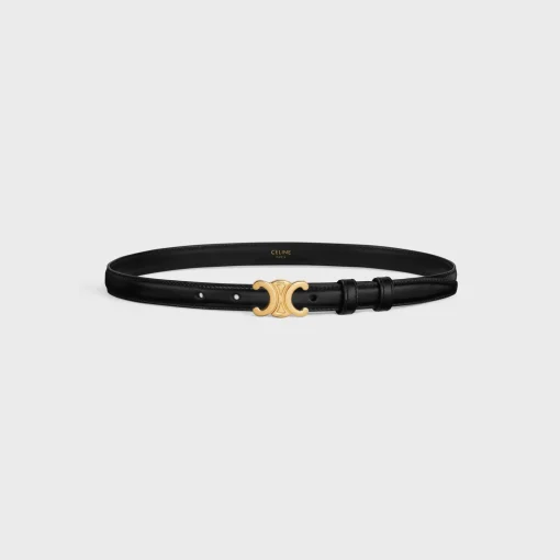 Small Triomphe Belt in Taurillon Leather