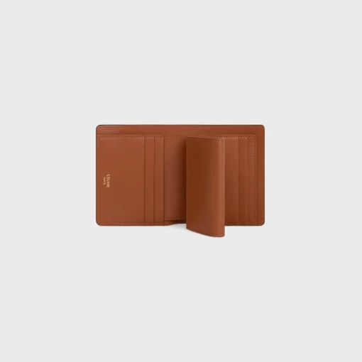 SMALL WALLET CELINE CONTI in SUPPLE CALFSKIN