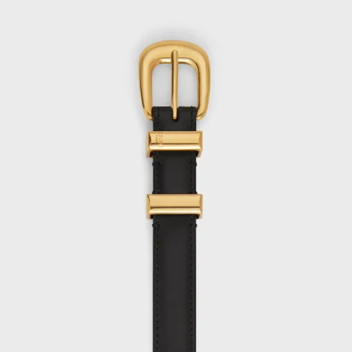 SMALL WESTERN BELT in Taurillon Leather