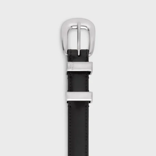 SMALL WESTERN BELT in Taurillon Leather