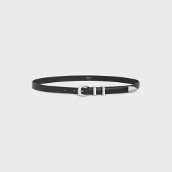SMALL WESTERN BELT in Taurillon Leather