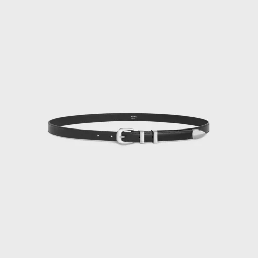 SMALL WESTERN BELT in Taurillon Leather