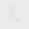 socks in cotton pointelle