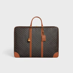 Soft Luggage 70 in Triomphe Canvas and Calfskin