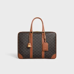 Soft Luggage 45 in Triomphe Canvas and Calfskin
