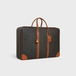 Soft Luggage 70 in Triomphe Canvas and Calfskin