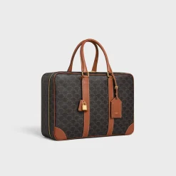 Soft Luggage 45 in Triomphe Canvas and Calfskin