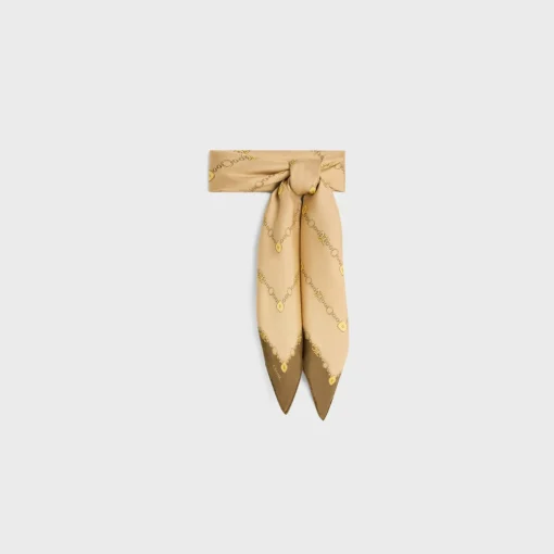 square in arc de triomphe silk twill
