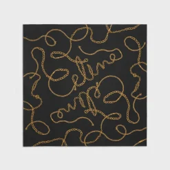 SQUARE IN CELINE CHAIN SILK TWILL