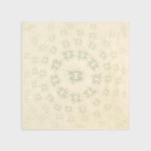 square in triomphe explosion silk twill