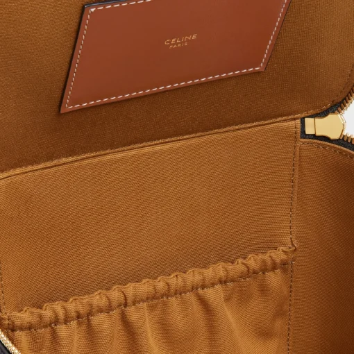SQUARE VANITY CASE IN TRIOMPHE CANVAS AND CALFSKIN