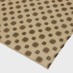 STOLE IN BISCOTTO-PRINT CASHMERE MUSLIN