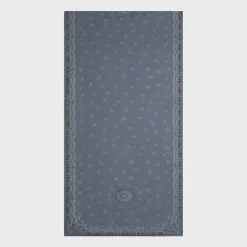 stole in floral cashmere muslin